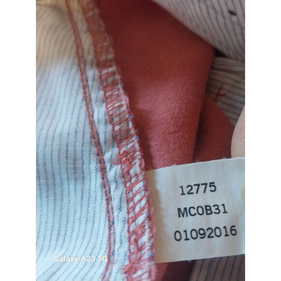 Peter Millar Mens Pima Cotton Flat-Front Shorts 44 Coral Made In Peru Resort Bea - Picture 5 of 5